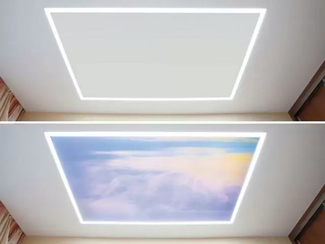 натяжной потолок double vision