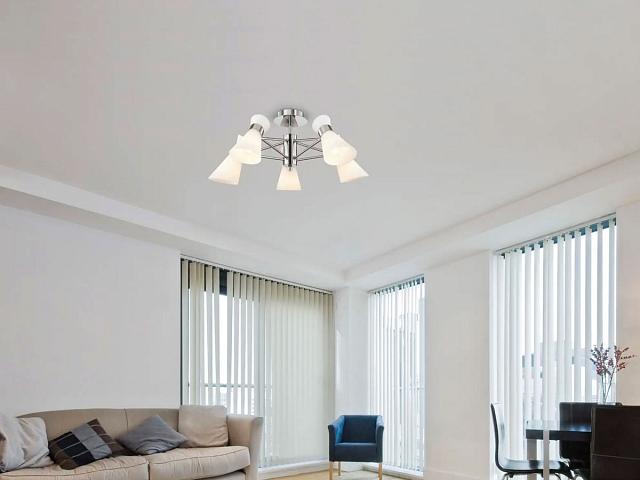 современная обстановка в спальне